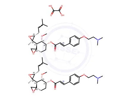 Chemical structure of Beloranib Hemioxalate