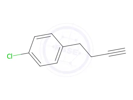 Chemical structure of 1-(But-3-yn-1-yl)-4-chlorobenzene