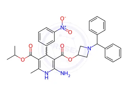 Chemical structure of Azelnidipine