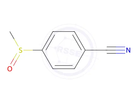 Chemical structure of 4-(Methylsulfinyl)benzonitrile