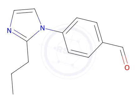 Chemical structure of 4-(2-Propyl-1h-imidazol-1-yl)benzaldehyde