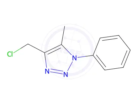Chemical structure of 4-(Chloromethyl)-5-methyl-1-phenyl-1H-1,2,3-triazole