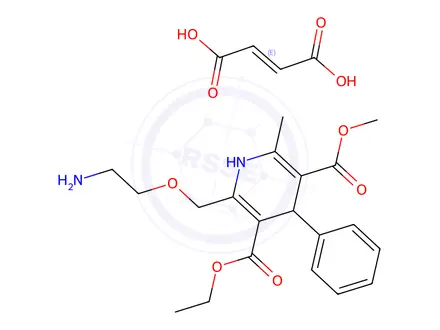 Chemical structure of Deschloro Amlodipine Maleate
