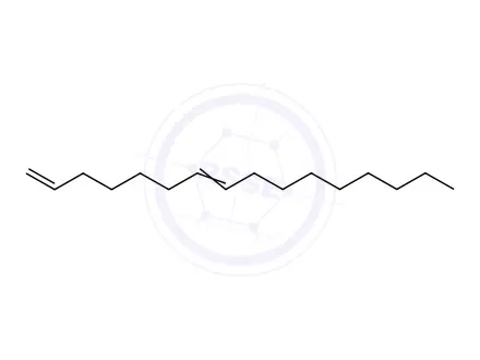 Chemical structure of Hexadeca-1,7-diene