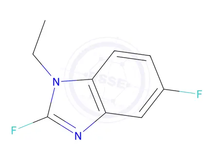 Chemical structure of 1-ethyl-2,5-difluoro-1H-1,3-benzodiazole