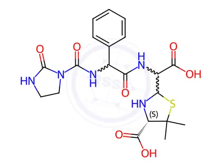 Chemical structure of Azlocillin Open-Ring Impurity