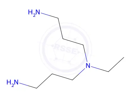 Chemical structure of N~1~-(3-Aminopropyl)-N~1~-ethylpropane-1,3-diamine