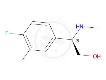 Chemical structure of (R)-2-fluoro-5-(2-hydroxy-1-(methylamino)ethyl)phenol