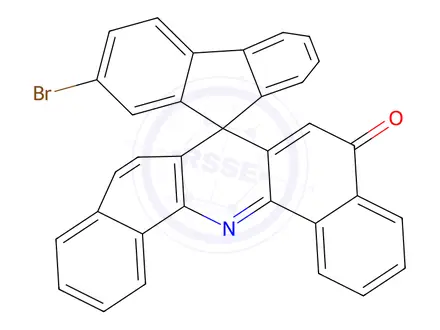 Chemical structure of 2'-Bromo-5H-spiro[dibenzo[c,h]acridine-7,9'-fluoren]-5-one