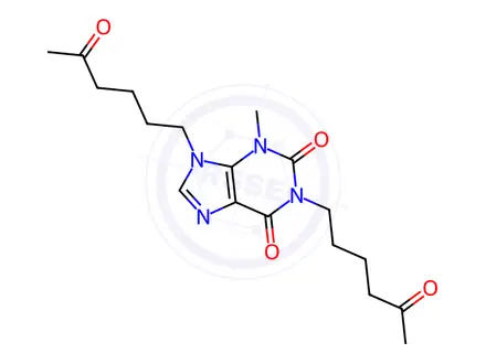 Chemical structure of Pentoxifylline Impurity 72