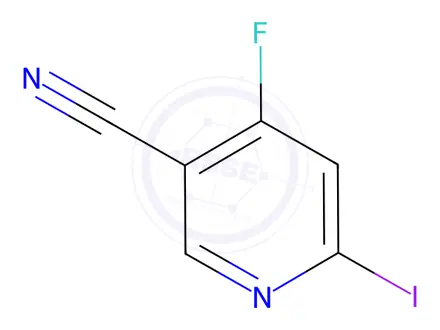 Chemical structure of 4-FLUORO-6-IODONICOTINONITRILE