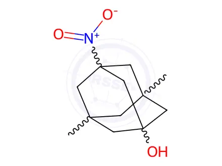 Chemical structure of 3,5-Dimethyl-7-nitroadamantan-1-ol