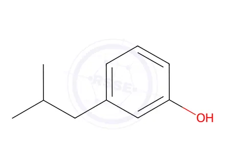 Chemical structure of 3-Isobutylphenol