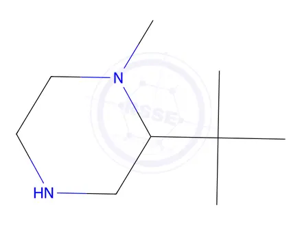 Chemical structure of 2-(Tert-butyl)-1-methylpiperazine