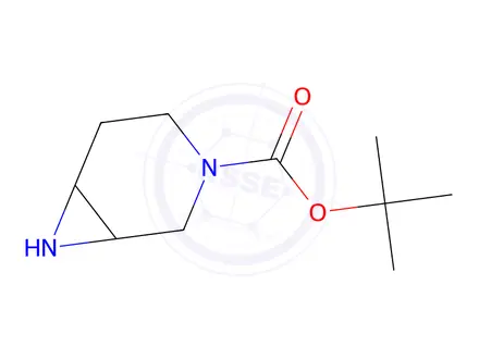 Chemical structure of 3,7-Diaza-bicyclo[4.1.0]heptane-3-carboxylic acid tert-butyl ester