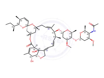 Chemical structure of Eprinomectin B1a
