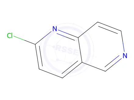 Chemical structure of 2-Chloro-1,6-naphthyridine