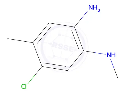 Chemical structure of 5-Chloro-N1,4-dimethylbenzene-1,2-diamine