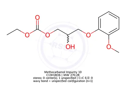 Chemical structure of Methocarbamol Impurity 10