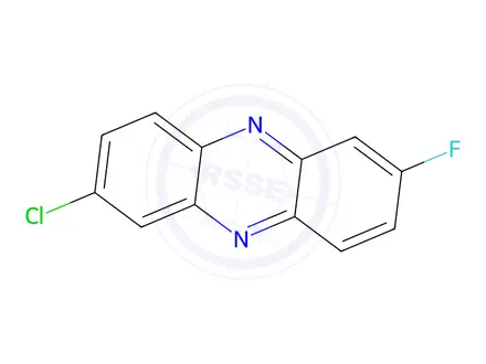 Chemical structure of 2-Chloro-7-fluorophenazine
