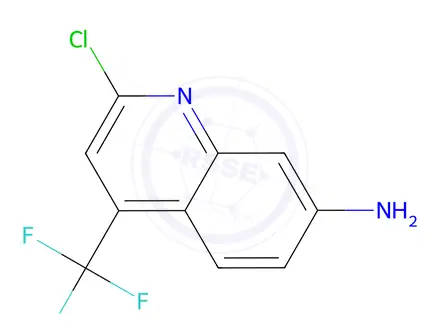 Chemical structure of 2-Chloro-4-(trifluoromethyl)quinolin-7-amine