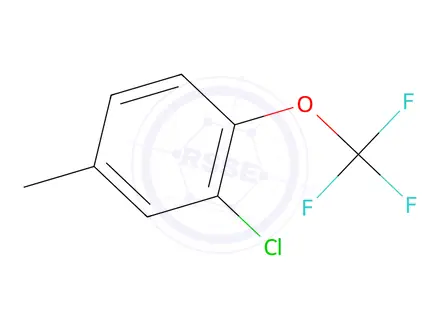 Chemical structure of 2-Chloro-4-methyl-1-(trifluoromethoxy)benzene