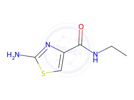 Chemical structure of 2-amino-N-ethyl-1,3-thiazole-4-carboxamide