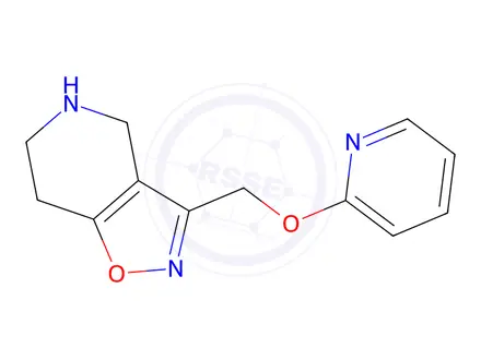 Chemical structure of 3-((pyridin-2-yloxy)methyl)-4,5,6,7-tetrahydroisoxazolo[4,5-c]pyridine