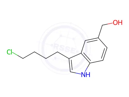 Chemical structure of 3-(4-Chlorobutyl)-1H-indole-5-methanol