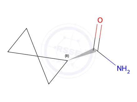 Chemical structure of (R)-Spiro[2.2]pentane-1-carboxamide