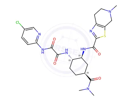 Chemical structure of Edoxaban EP Impurity C(Methyl benzene sulfonate)