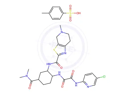 Chemical structure of Edoxaban Tosylate