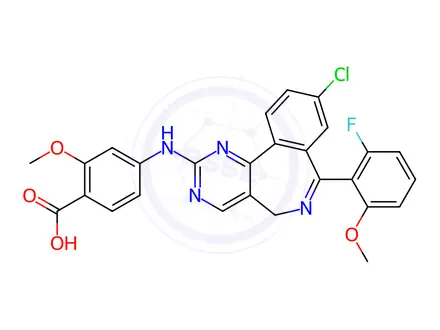 Chemical structure of Alisertib