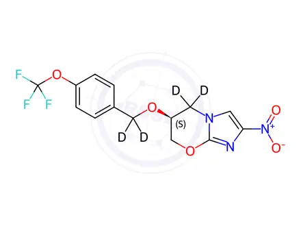 Chemical structure of (S)-PA 824-d4