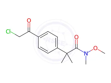 Chemical structure of Bilastine Keto Impurity