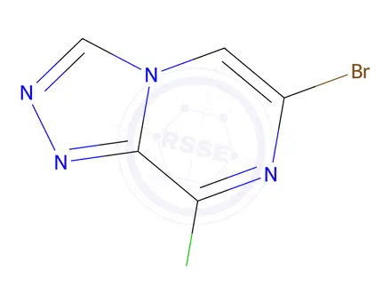 Chemical structure of 6-Bromo-8-chloro-[1,2,4]triazolo[4,3-a]pyrazine