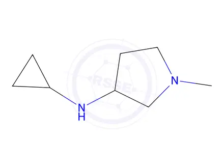 Chemical structure of N-Cyclopropyl-1-methylpyrrolidin-3-amine