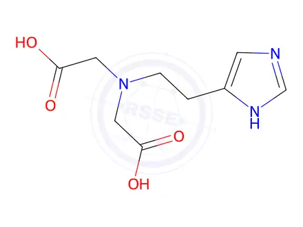 Chemical structure of 2,2'-((2-(1H-Imidazol-4-yl)ethyl)azanediyl)diacetic acid