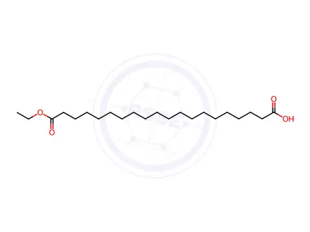 Chemical structure of 20-ethoxy-20-oxoicosanoic acid