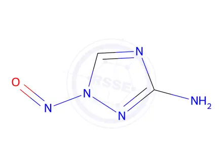 Chemical structure of 1-Nitroso-1H-1,2,4-triazol-3-amine