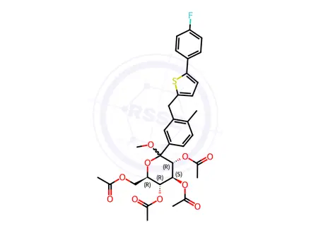 Chemical structure of Canagliflozin Impurity 211