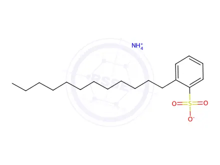 Chemical structure of Ammonium Dodecylbenzenesulfon​ate