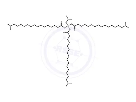 Chemical structure of Isopropyl Titanium Triisostearate