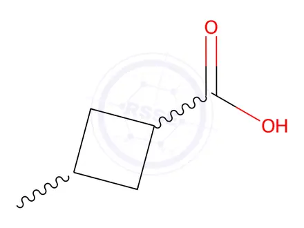 Chemical structure of 3-Methylcyclobutanecarboxylic acid
