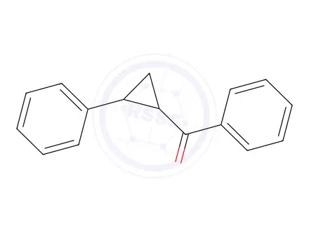 Chemical structure of phenyl(2-phenylcyclopropyl)methanone