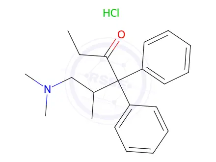 Chemical structure of Methadone Hydrochloride - Impurity D (Hydrochloride Salt)