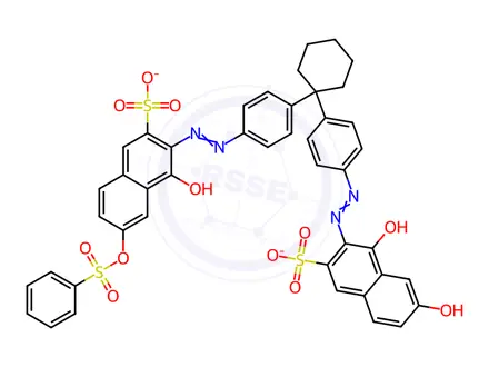 Chemical structure of Acid Red 163