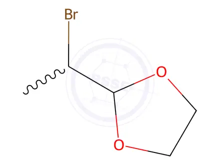 Chemical structure of 2-(1-Bromoethyl)-1,3-dioxolane