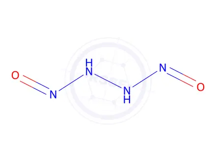 Chemical structure of 1,2-dinitrosohydrazine