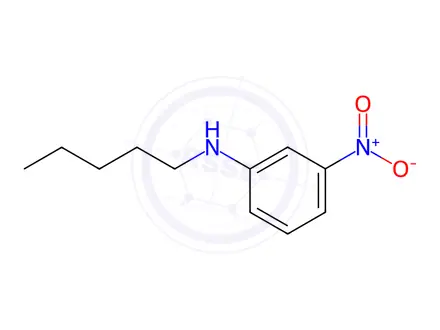 Chemical structure of 3-Nitro-N-pentylaniline